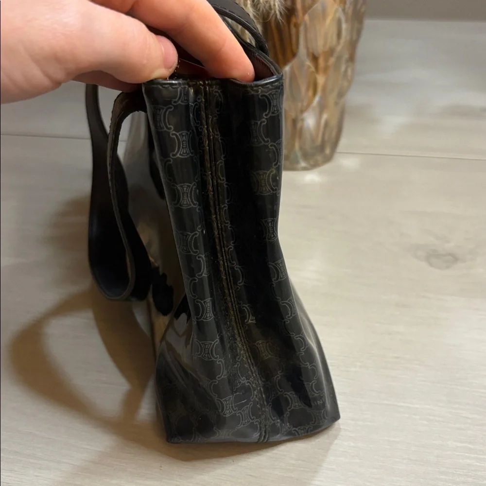 Vintage Celine Macadam PVC Mini Tote‎ – Black 11